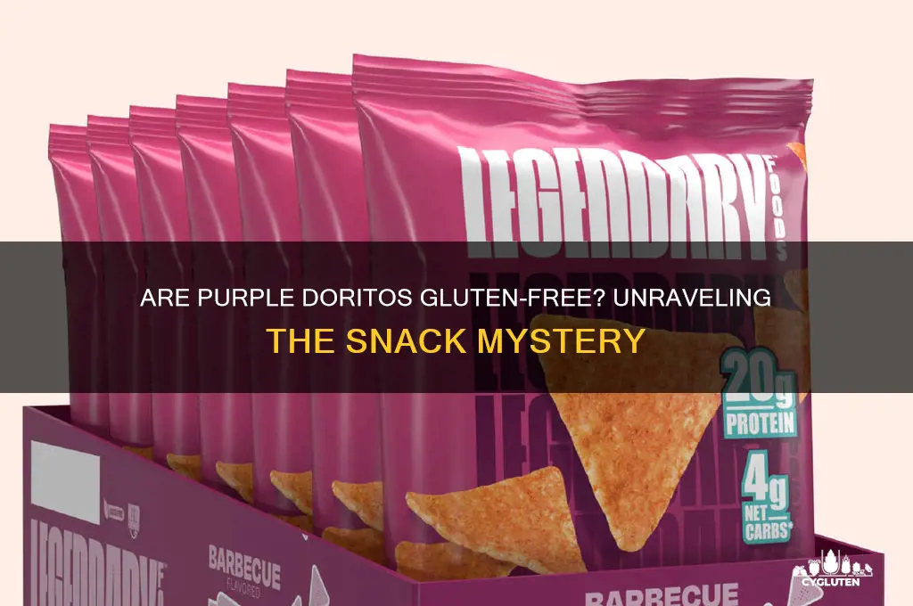 are purple doritos gluten free