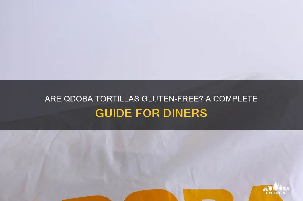 are qdoba tortillas gluten free