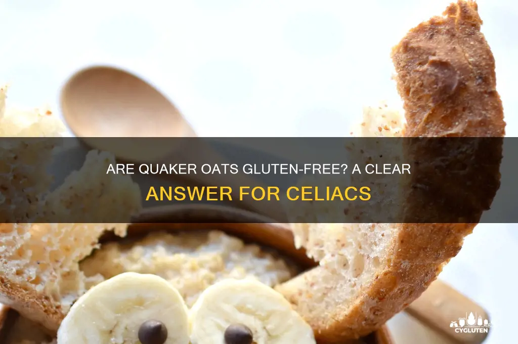are quakers oats gluten free