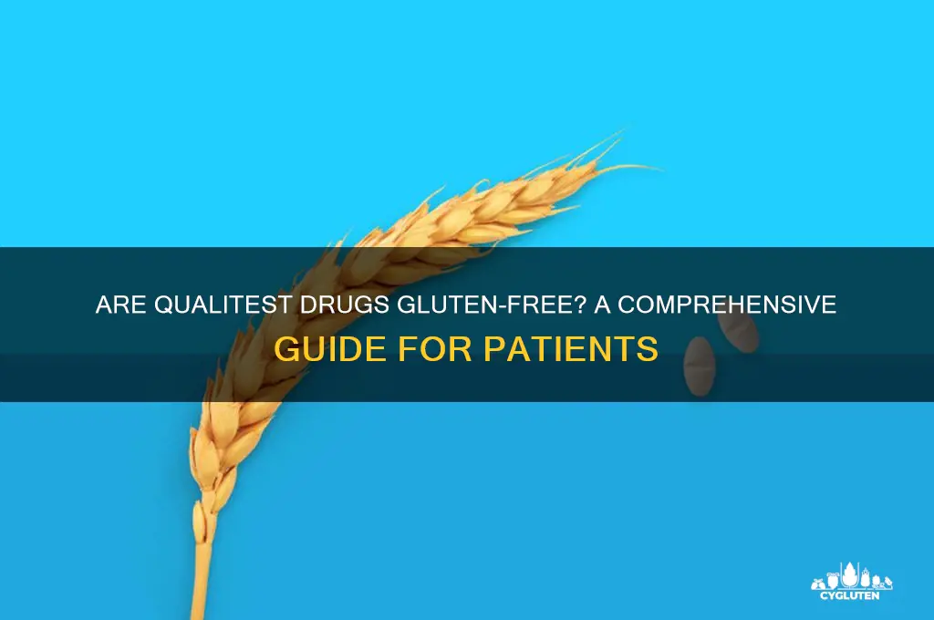 are qualitest drugs gluten free