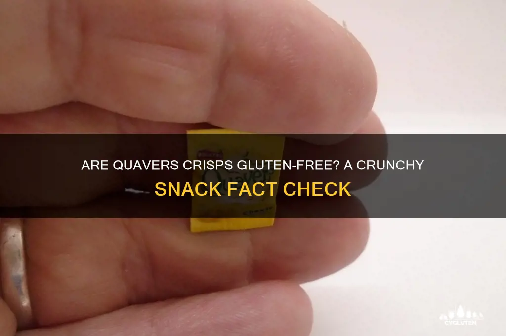 are quavers crisps gluten free