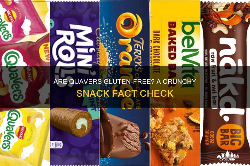 are quavers gluten free