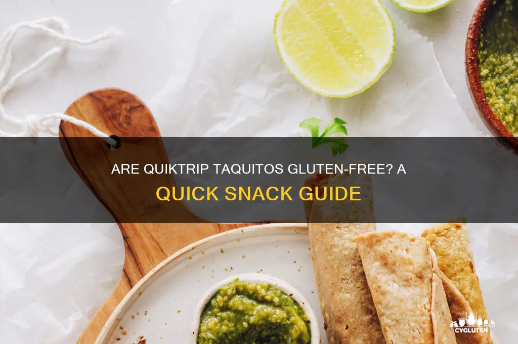 are quiktrip taquitos gluten free