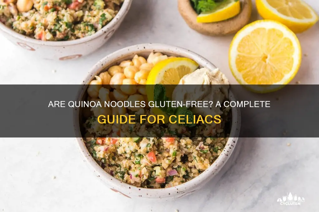 are quinoa noodles gluten free