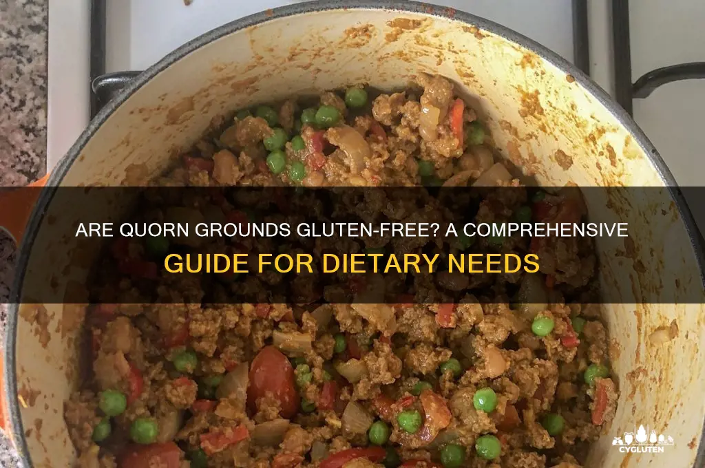 are quorn grounds gluten free