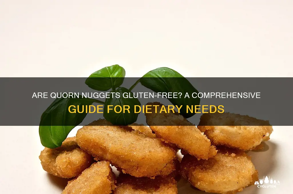 are quorn nuggets gluten free