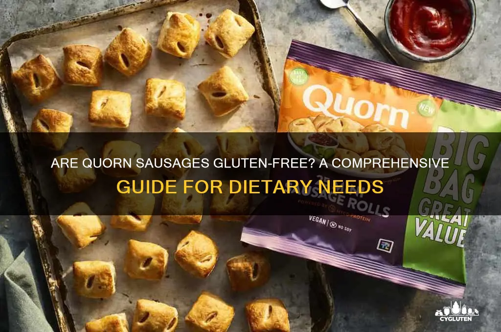 are quorn sausages gluten free