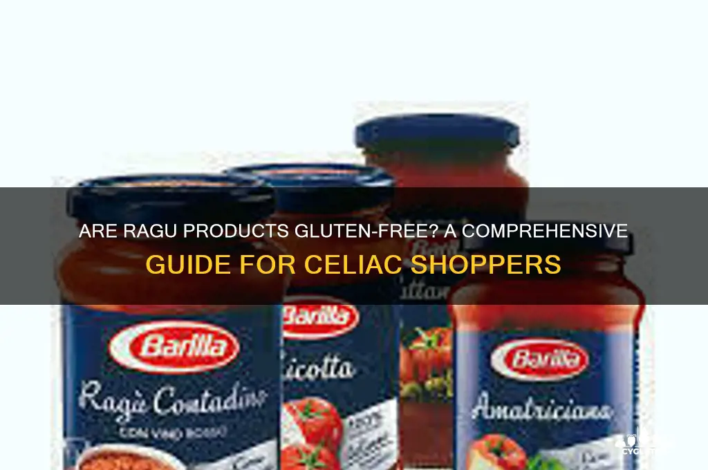 are ragu products gluten free