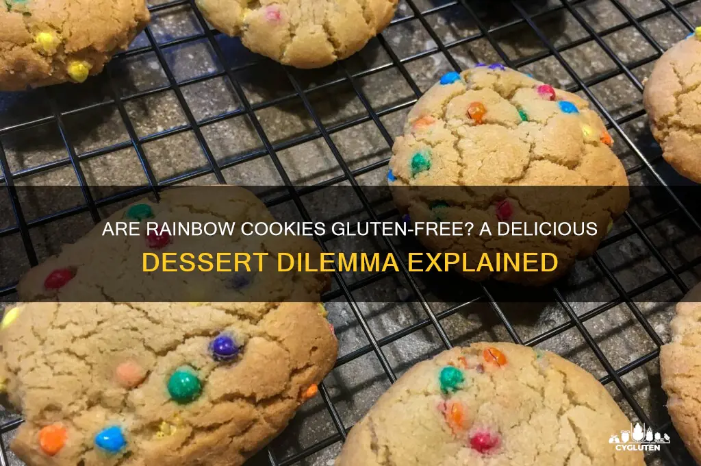 are rainbow cookies gluten free