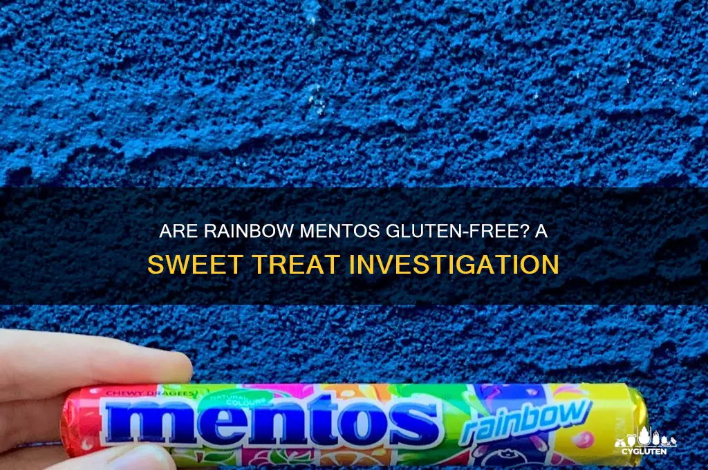 are rainbow mentos gluten free