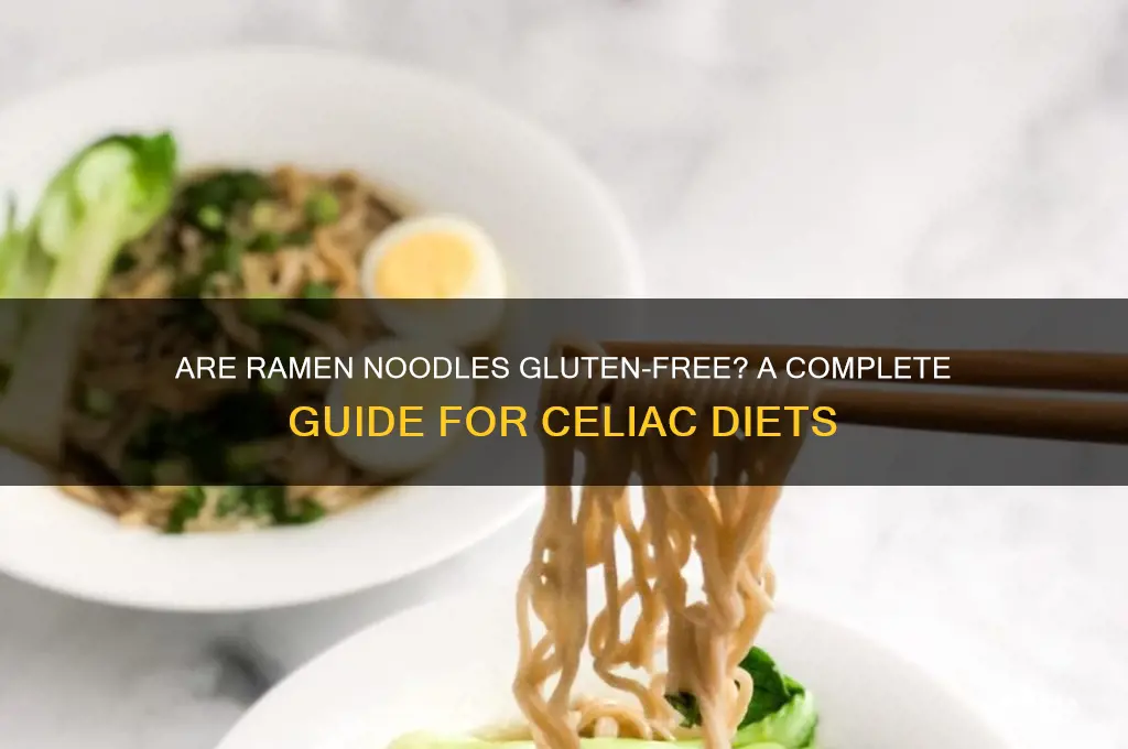 are raman noodles gluten free