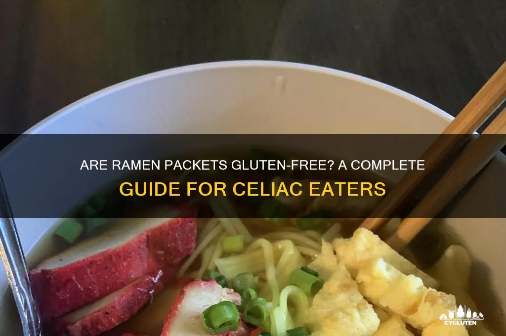 are ramen packets gluten free