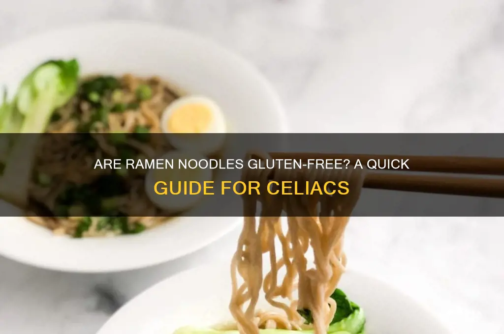 are ramon noodles gluten free