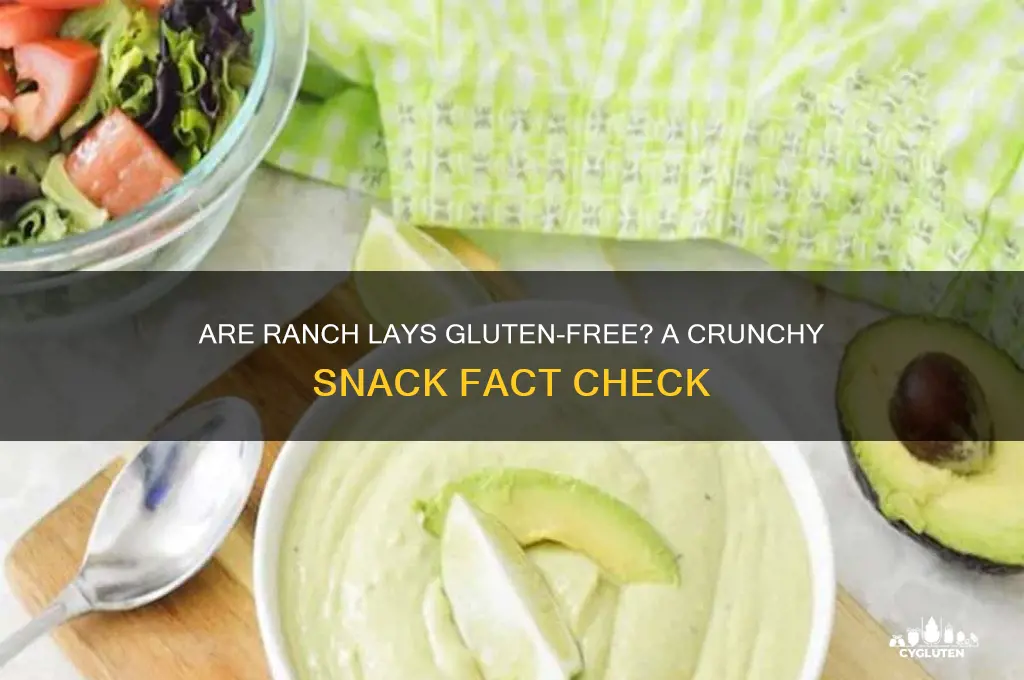 are ranch lays gluten free