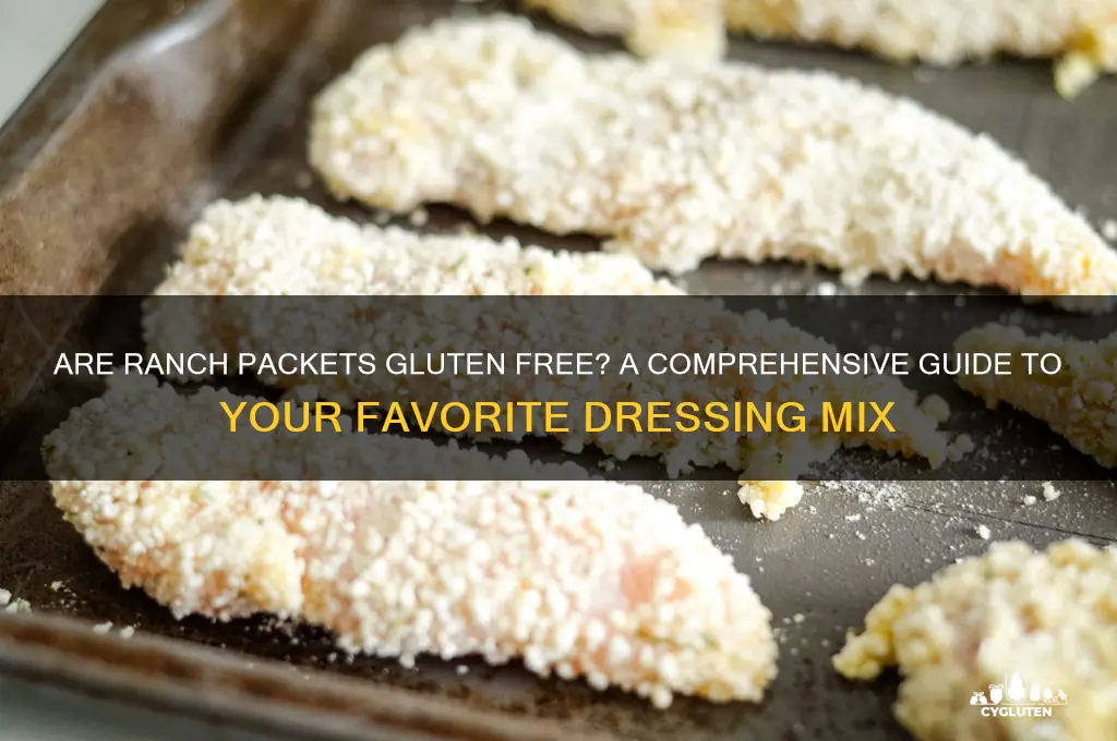 are ranch packets gluten free