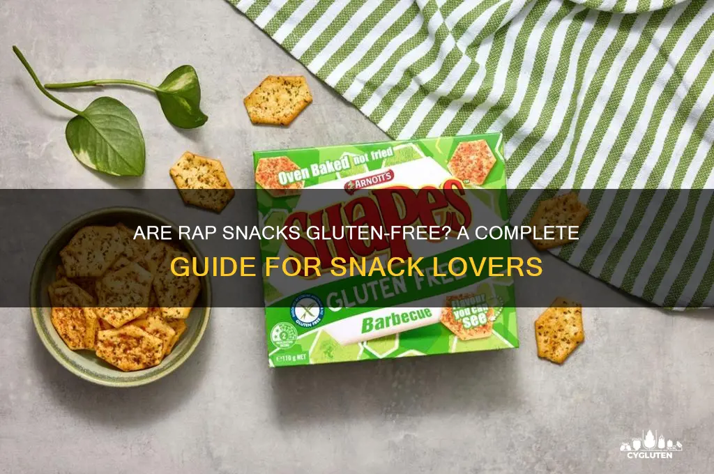 are rap snacks gluten free