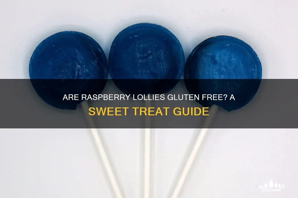 are raspberry lollies gluten free