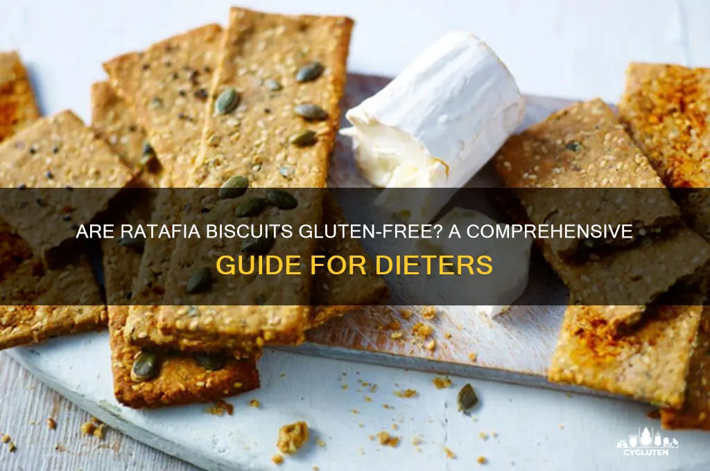 are ratafia biscuits gluten free