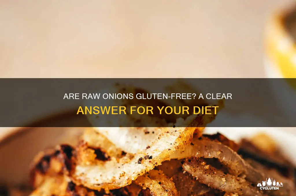 are raw onions gluten free