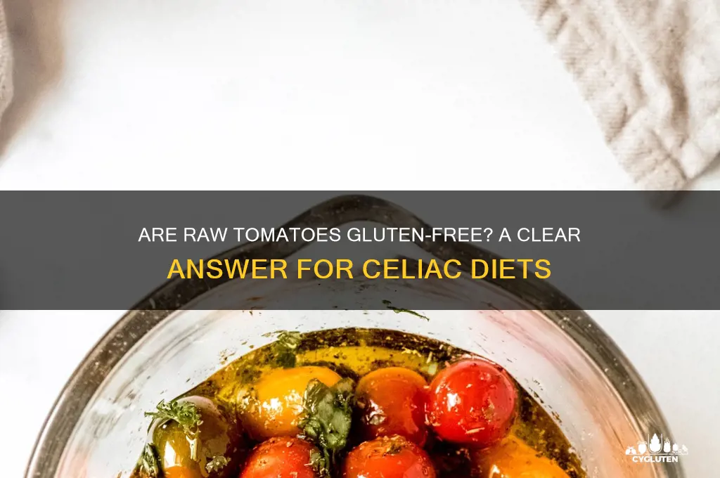 are raw tomatoes gluten free