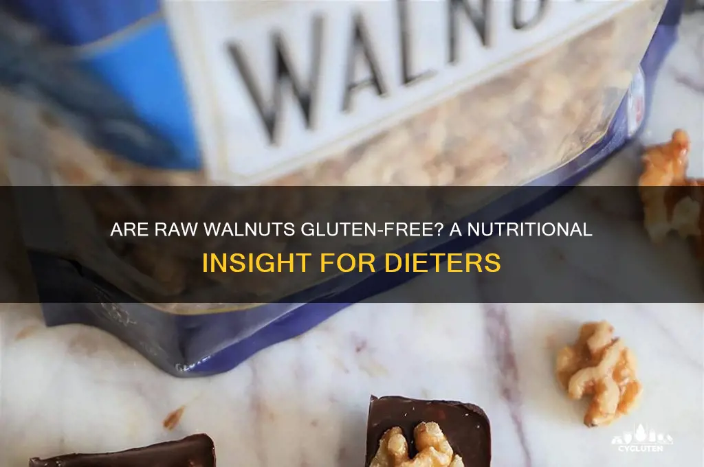 are raw walnuts gluten free