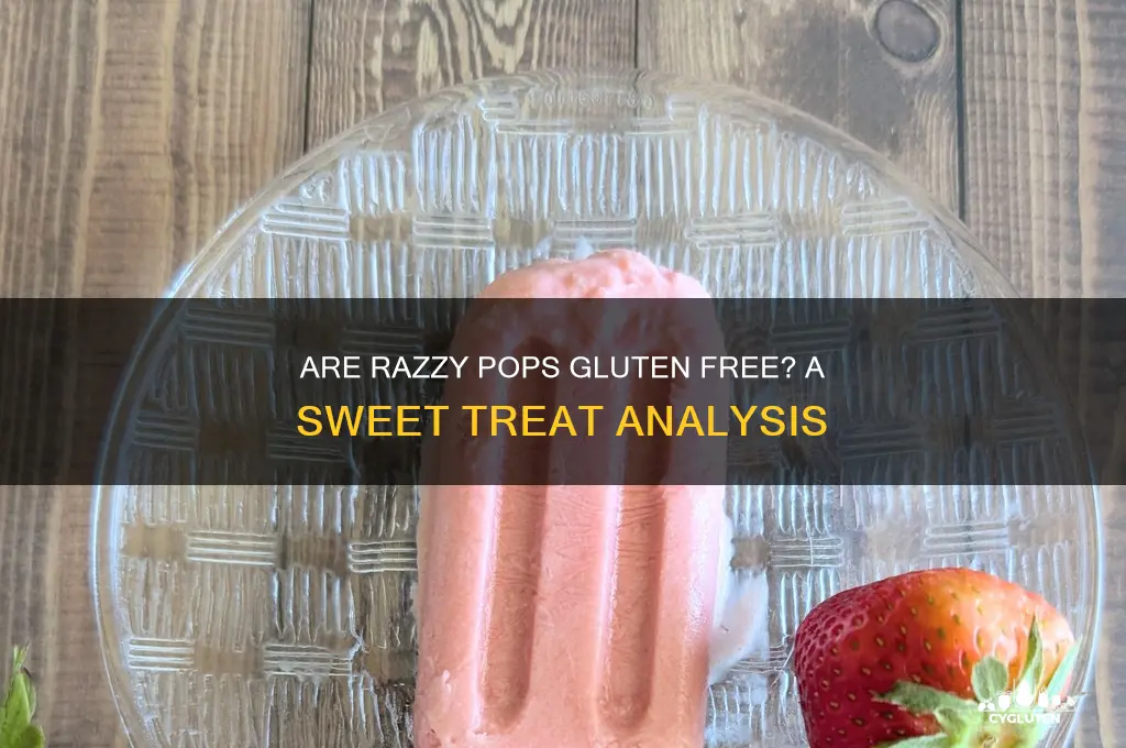 are razzy pops gluten free