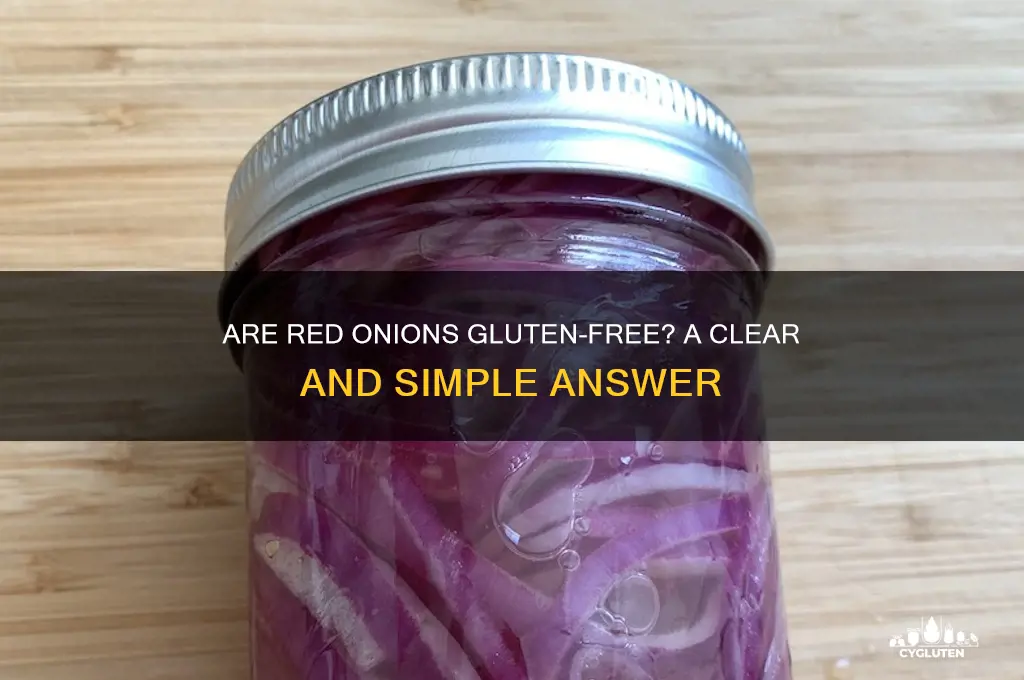 are red onions gluten free