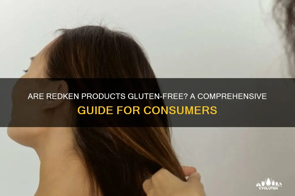 are redken products gluten free