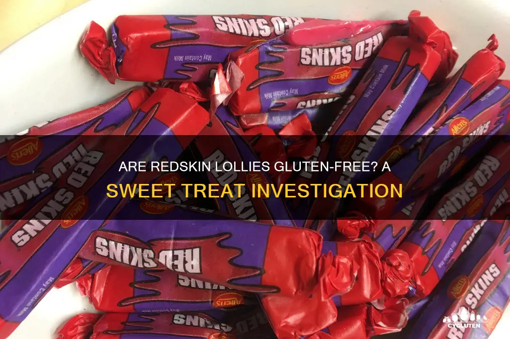 are redskin lollies gluten free