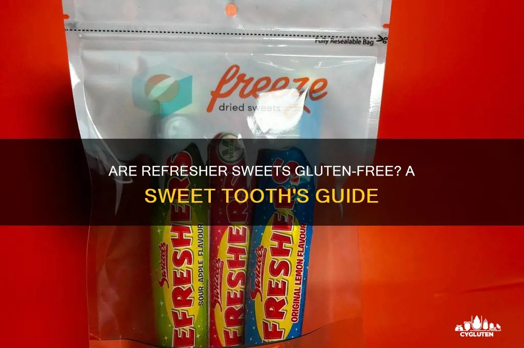 are refresher sweets gluten free