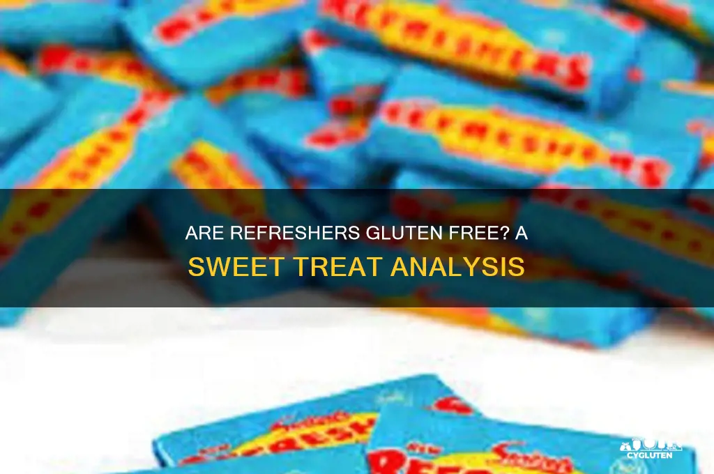 are refreshers gluten free