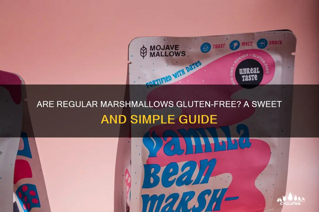 are regular marshmallows gluten free