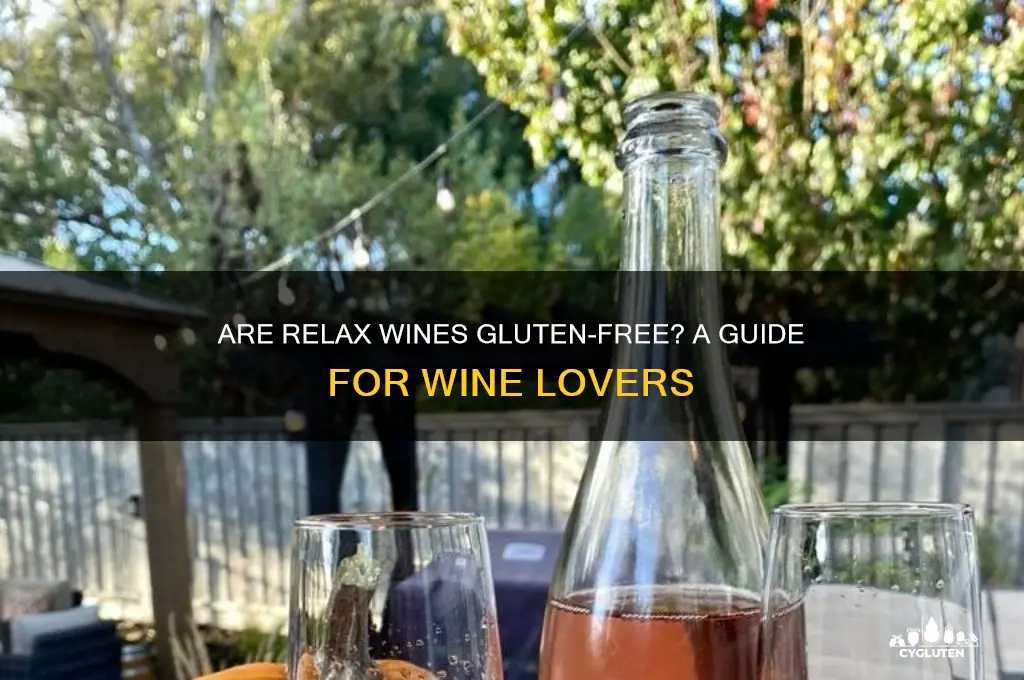 are relax wines gluten free