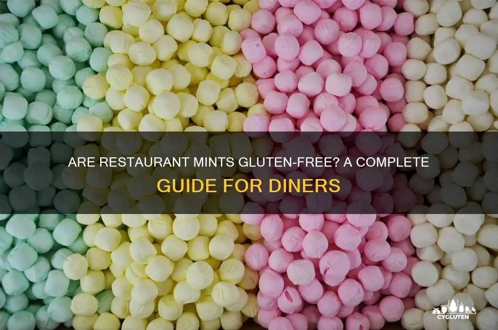 are restaurant mints gluten free