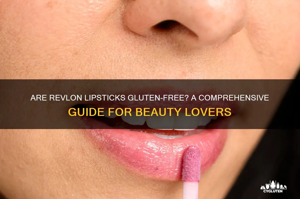 are revlon lipsticks gluten free