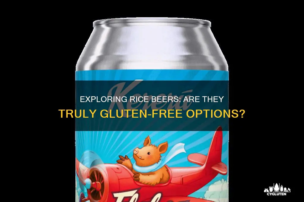 are rice beers gluten free