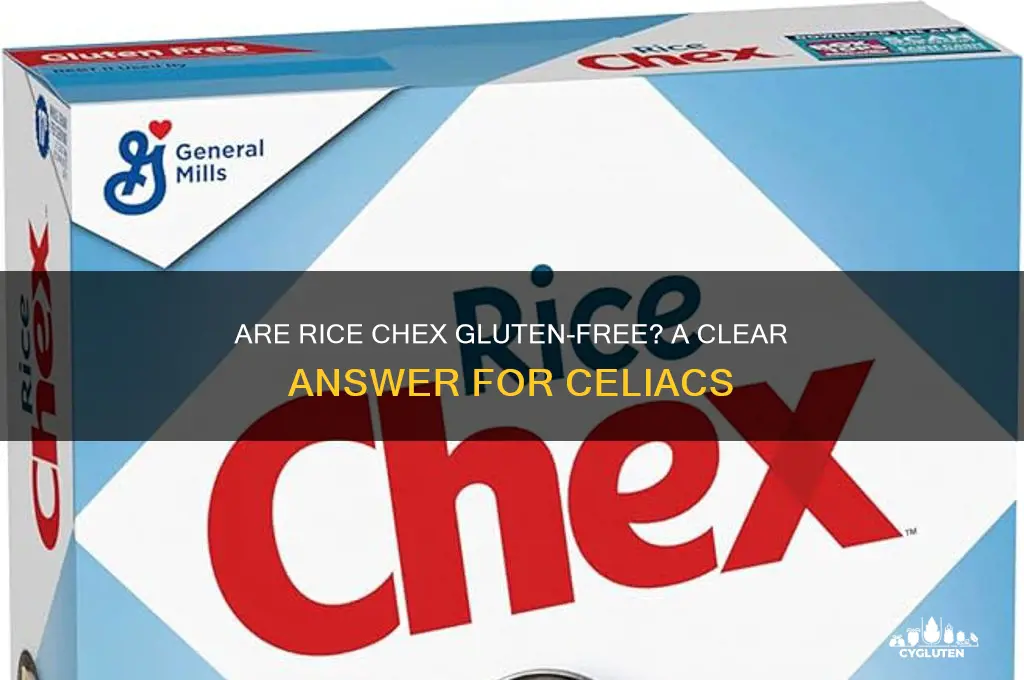 are rice chex gluten-free