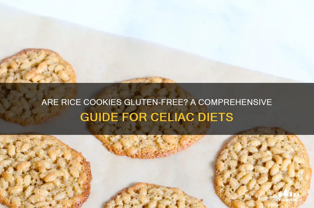 are rice cookies gluten free