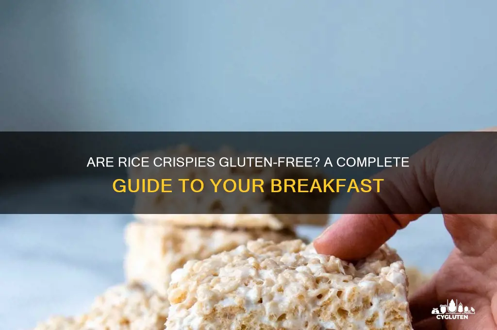 are rice crispys gluten free