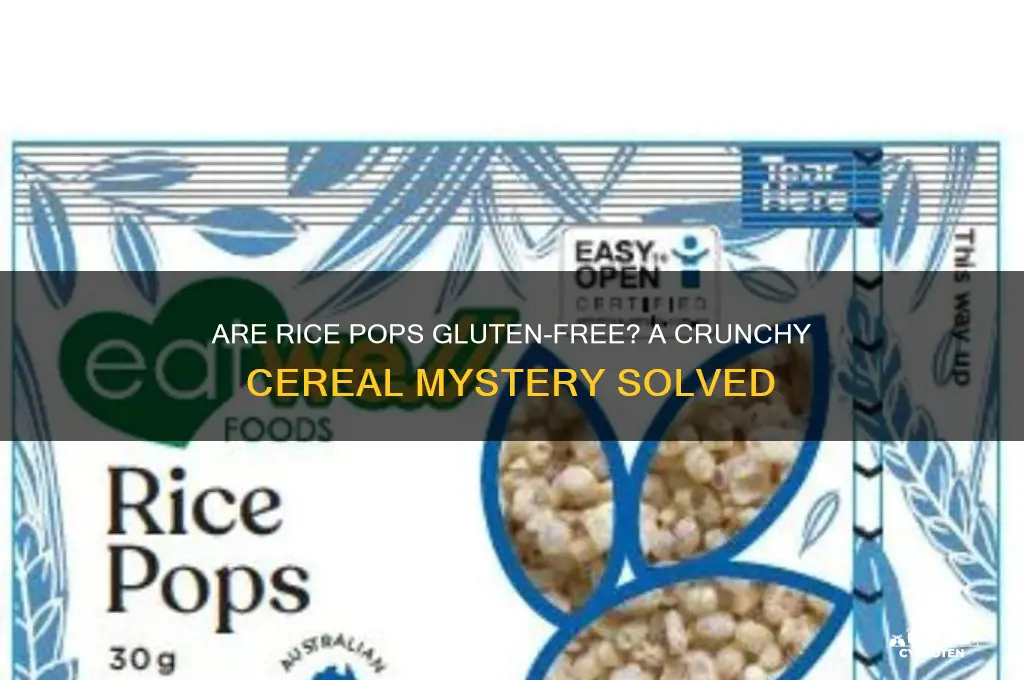 are rice pops gluten free