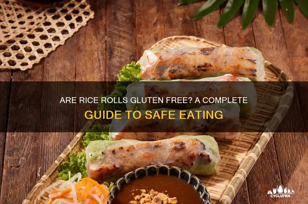 are rice rolls gluten free