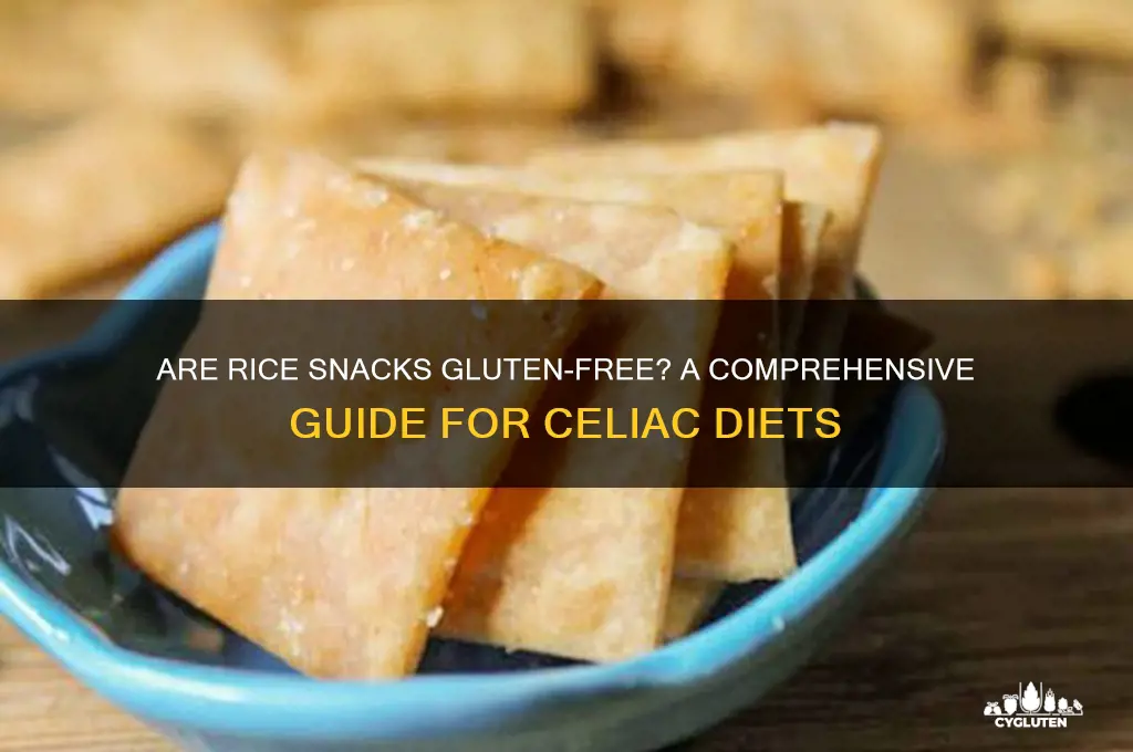 are rice snacks gluten free