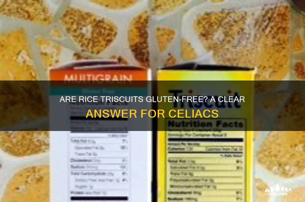 are rice triscuits gluten free