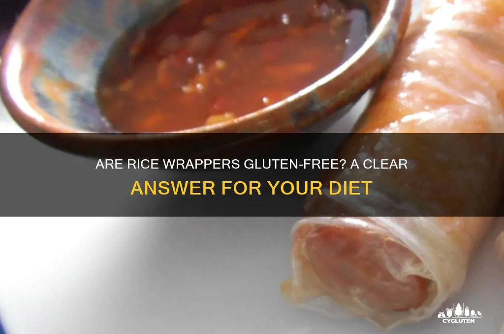 are rice wrappers gluten free