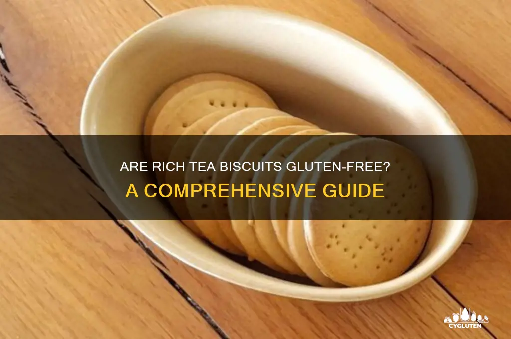 are rich tea gluten free