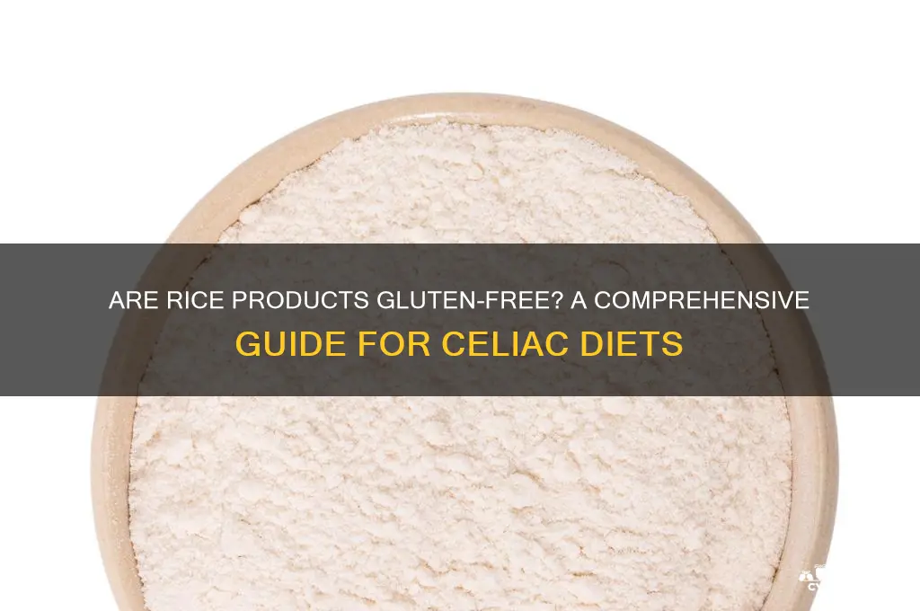 are ricies gluten free