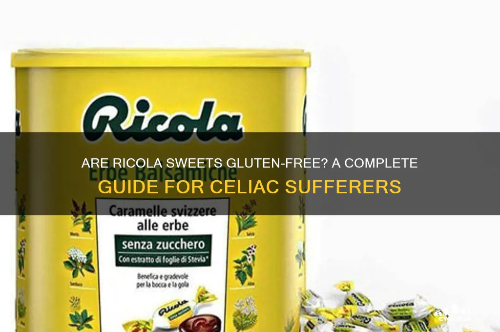 are ricola sweets gluten free