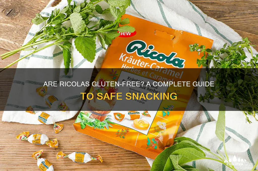 are ricolas gluten free