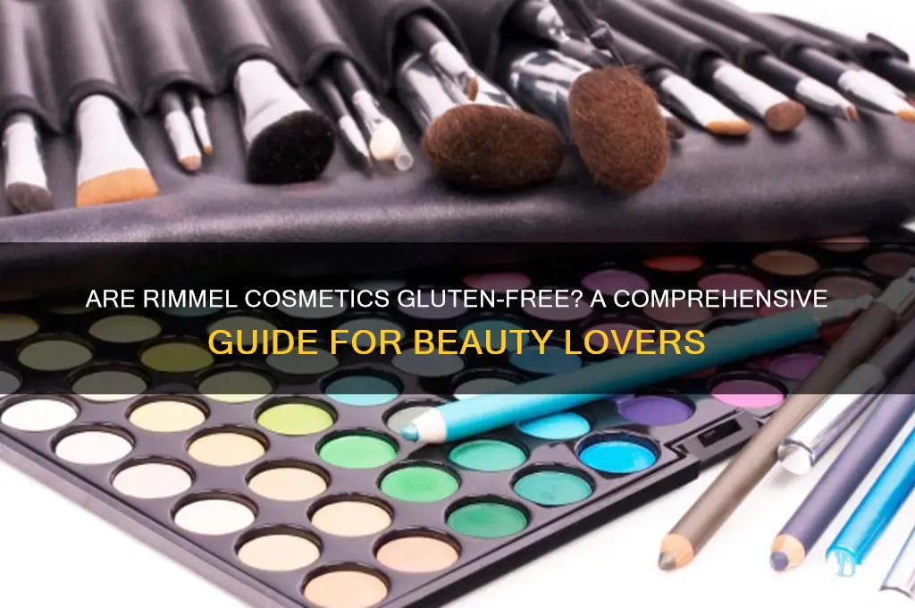 are rimmel cosmetics gluten free