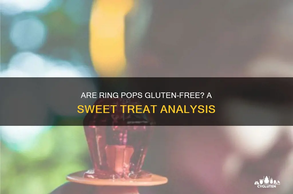 are ring pops gluten-free